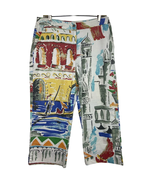 Chicos 1.5 Venice Italy Capri Pant Art To Wear High Rise Pocket 32x23 Wo... - £11.33 GBP
