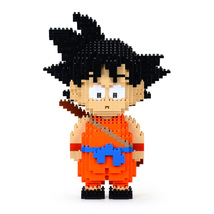 Goku (Dragon Ball) Brick Sculpture (JEKCA Lego Brick) DIY Kit - £64.98 GBP