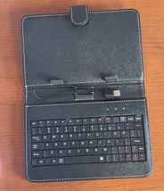 USB Keyboard Case Cover for 8&quot; Tablet. Magnet Closure. Black. - $355.49 MXN