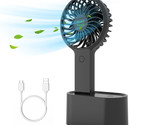2000Mah Portable Handheld Personal Mini Fan 3 Speeds Rechargeable For Tr... - £15.18 GBP
