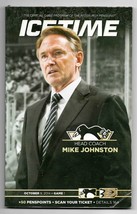 Oct 9 2014 Anaheim Ducks Pittsburgh Penguins Program Mike Johnston - £11.86 GBP