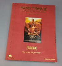Star Trek Ii Wrath Of Khan Original Movie Script Screenplay Première 1994 - £22.80 GBP
