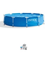 Above Ground Swimming Pool Set: 10ft x 30in – Includes 330 GPH Cartridge... - $9,304.99 MXN