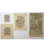 Lot of 50+ Original 16th to 18th C Printer&#39;s Marks Devices Engravings - $205.57 CAD