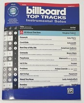 Billboard Top Tracks Instrumental Solos for Strings Violin Book &amp; CD Alfred Pub - £10.18 GBP