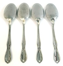 Rogers Stainless Cutlery Soup Spoons 7&quot; Victorian Manor USA Set of 4 - $260.66 MXN