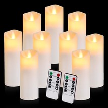 Exquisite Decor Battery Operated Candles With Realistic, Key Timer Remote. - £27.89 GBP