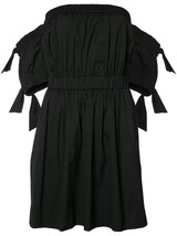 NWT Milly Zoey in Black Off the Shoulder Cotton Poplin Blouson Dress 6 $395 - £56.94 GBP