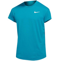 Nike Men&#39;s Melbourne Team Court Breathe Slam Tennis Top Green Abyss-Size Small - £38.03 GBP