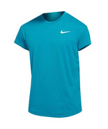 Nike Men&#39;s Melbourne Team Court Breathe Slam Tennis Top Green Abyss-Size... - £37.35 GBP