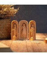 Hand-carved Portable Church - Mini Christian Altar 4&quot;×5&quot; - $66.98 CAD+