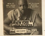 New York Undercover TV Guide Print Ad Malik Yoba TPA7 - $6.92