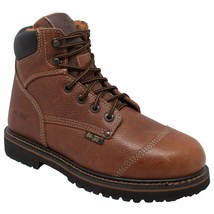 9186 AdTec Light Brown, Men&#39;s 6 Comfort Work Leather Boot - £70.33 GBP