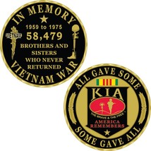 U.S Military Challenger Coin-KIA Vietnam - £10.26 GBP