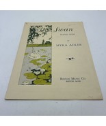 The Swan - Piano Solo Sheet music – January 1, 1934 by Myra Adler - $11.04
