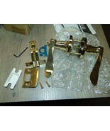Gold Tone Indoor Interior curved door handles - $464.90 MXN