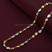 Unisex Italian Turkey chain 916% 22k Gold Chain Necklace Daily wear Jewelry 22 - £3,825.51 GBP+