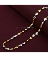 Unisex Italian Turkey chain 916% 22k Gold Chain Necklace Daily wear Jewe... - £3,826.84 GBP+
