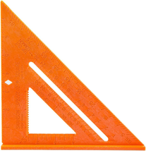 Co T0118 8 Inch Orange Composite Speedlite Speed Square Layout Tool, Mad... - $10.69