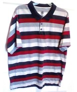 Crown Label Striped Polo Style Three Button Men&#39;s Shirt XL - $17.64