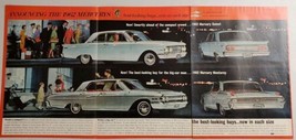 1962 Print Ad Announcing the &#39;62 Mercurys Comet &amp; Montrey Shown - $15.37