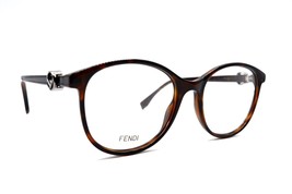 New Fendi Ff 0299 086 Dark Havana Authentic Eyeglasses Frame Rx 54-15 W/CASE #9F - $126.23