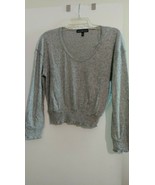 Derek Heart Juniors Rayon Blend &quot;V&quot; neck Long Sleeve Thermal Top S - $10.00