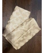 Set of 2 Gold 88&quot; x 84&quot; Seashells Sand TABLECLOTH Tropical Beach Wedding... - €33,85 EUR