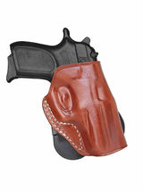 Fits S&W MP 380 Shield EZ 3.675”BBL Leather Paddle Holster Open Top #1507# RH image 2