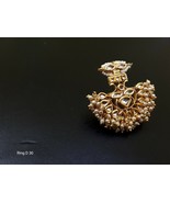 Kundan Bridal jewelry Rings Set Poojavi Online Sell beads Fashion Adjust... - £12.77 GBP