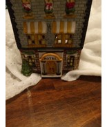 1994 Trim A Home Christmas Village INN Hotel Ceramic  - £4.54 GBP