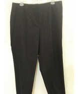 NWT I.N.C. Size 22W Stretch Black on Black Straight Leg zip front Dress ... - £11.65 GBP