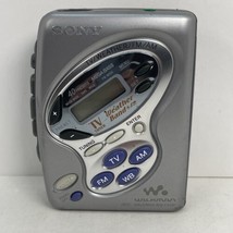 Sony Walkman Model WM-FX281 Cassette TV Tuner Weather Band AM/FM Radio U... - $23.16