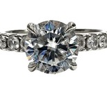 Women&#39;s Solitaire ring 14kt White Gold 378234 - $299.00