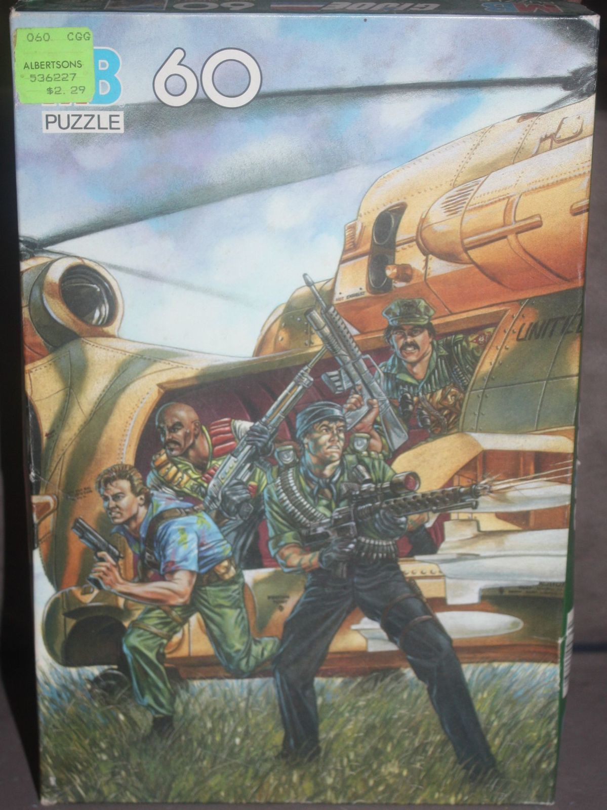 1987 Hasbro G.I. Joe 60 Piece Puzzle #4856-2 - Complete - $10.00