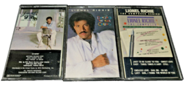 Lionel Richie 3 Cassette Lot Can&#39;t Slow Down Dancing On The Ceiling The ... - £5.00 GBP