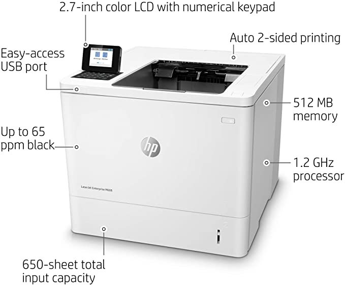HP LASERJET M608DN K0Q18A  52ppm, 1200x1200 dpi, - $994.99