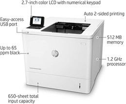 Hp Laserjet M608DN K0Q18A 52ppm, 1200x1200 Dpi, - £779.71 GBP