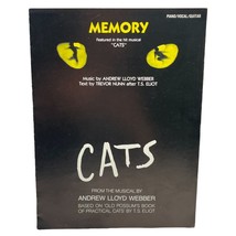 Memory from Cats Sheet Music 1981 Vocal Piano Guitar Andrew Lloyd Webber - £7.86 GBP