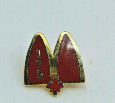 Primary image for McDonalds Canada Number 175 Employee Collectible Logo Pinback Pin Button Taiwan