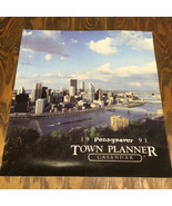 Vintage pennysaver town planner 1991 calendar old ads and coupons Pittsb... - €17,15 EUR