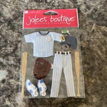 Jolee&#39;s Boutique Dimensional Stickers Baseball Uniform Glove Bat Sports NIP - €3,39 EUR