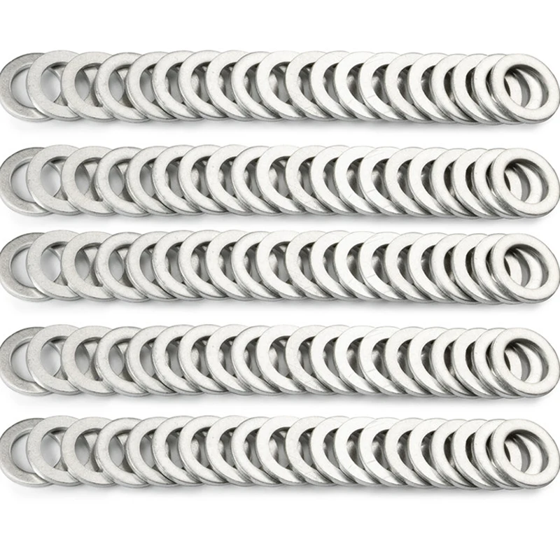 500PCS Auto Oil Drain Sump Plug Washers Gasket 12*21*1.7 mm For Toyota For Lexus - £52.88 GBP