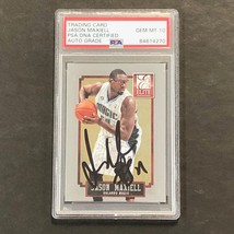 2013-14 Elite Basketball #75 Jason Maxiell Signed Card AUTO 10 PSA Slabb... - £47.20 GBP