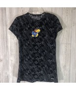 Adidas KU Jayhawks Shirt Women’s Small Gray Black Climalite Short Sleeve... - $167.70 MXN