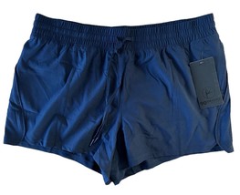 90 Degree by Reflex Women&#39;s Active Shorts Panty Liner &amp; Zip Pocket XL Dark Navy - £13.25 GBP