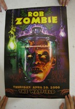 Rob Zombie Bullet For My Valentine Lacuna Coil Poster Warfield April 20 2006 - £53.02 GBP
