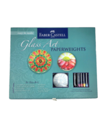 Faber-Castell Glass Art Paperweights Kit Creative Studios Premium DIY Cr... - $41.99