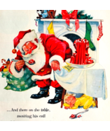 1955 Jell-O Gelatin Dessert Advertisement Vintage Santa Claus Christmas ... - €30,04 EUR