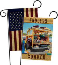 Surfer Girl - Impressions Decorative USA Vintage - Applique Garden Flags Pack -  - £24.75 GBP